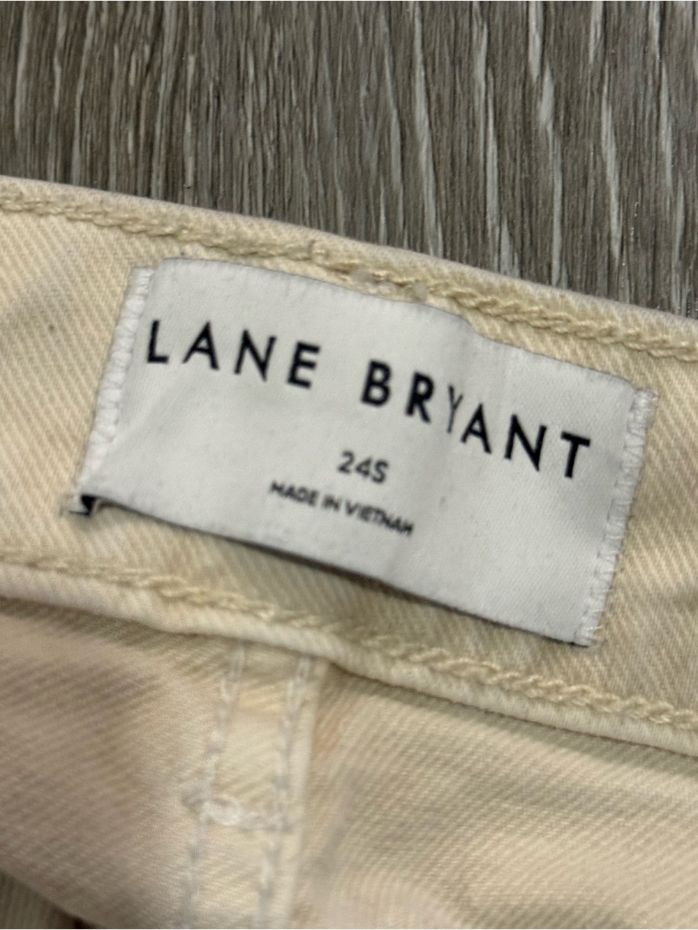 Lane Bryant Cream/Tan Casual Pants